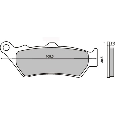 Hintere Bremsbeläge Victory Ness Signature Series 2005 2006 RMS 225101010