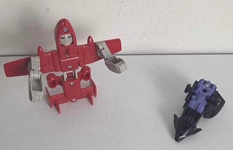 G1 Whisper & Powerglide Micromasters Transformers Air Patrol Vintage Stealth Jet - Image 4 of 4