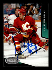 1993-94 Parkhurst # 30 Sandy McCarthy Autograph Signed Card (B2) Calgary Flames