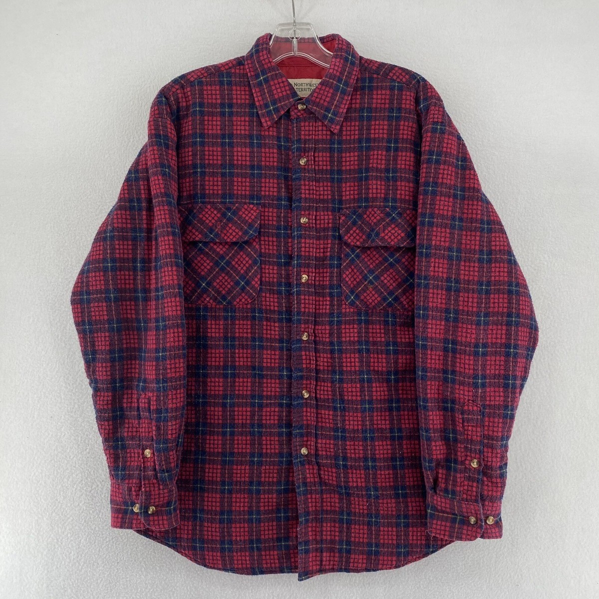 Northwest Territory Vintage Mens Quilted Flannel Tartan Northwest Territory Vintage Mens Quilted Flannel Tartan