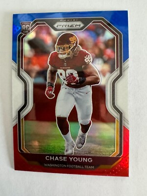 #ad 2020 Panini Prizm Red White Blue #383 Chase Young San Francisco 49Ers NrMt $12.74