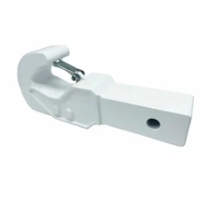 Royal Hooks Billet Aluminum 2" Hitch Hook Tow Hook White RHO-12007-WH