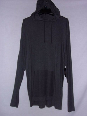 NWT Structure Slim fit  Mens long sleeve hoodie size XXL Gray