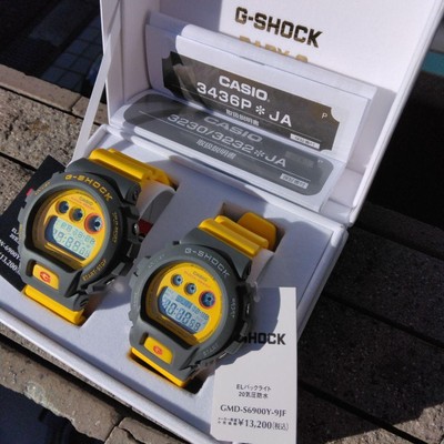 CASIO G-SHOCK GMD-S6900Y-9JF pear Yellow Mens Watch Used 3j24075