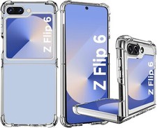Case For Samsung Galaxy Z Flip 6  Clear Gel Hard Phone Cover Silicone Shockproof