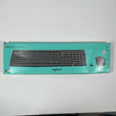 Logitech MK235 Keyboard and Mouse Combo for Windows, 2.4 GHz with Unifying USB