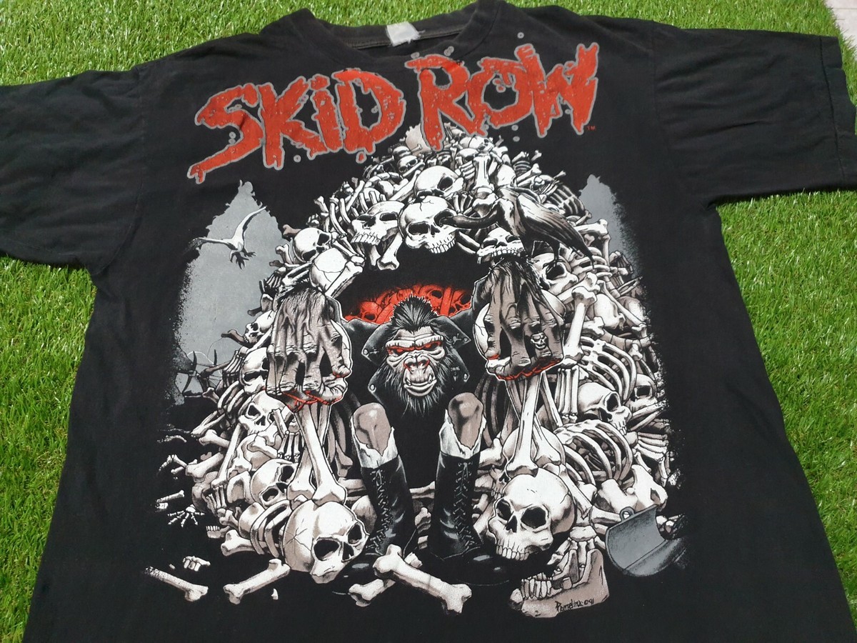SKID ROWスキッドロウ 1989年日本公演Tシャツ　ヴィンテージ 1989 スキッド ロウ ユース ゴーン ワイルド XL バンド T シャツ