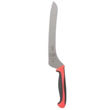 Mercer Culinary Millennia 9" Offset Serrated Bread/Sandwich Knife Red Handle