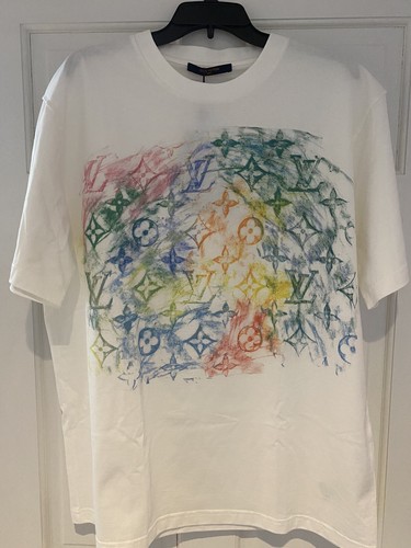 Front Printed Pastel Monogram T-Shirt 