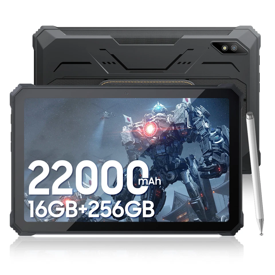 Blackview Active 8 Pro Rugged Android 14 Tablet 16GB+256GB 22000mAh 10.4" Tablet - Image 3 of 4