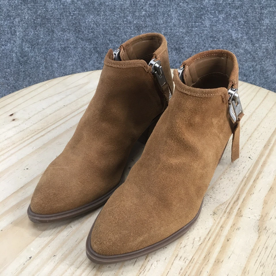 Steven by Steve Madden Botas Mujer 6.5 M Doris Botines Cuero Marrón Cremallera Foto 3 de 4