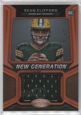 2023 Certified New Generation Jerseys Mirror Orange /249 Sean Clifford c5b