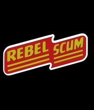 Vintage Rebel Scum Star Wars Inspired Retro Vinyl Sticker - Vader, Solo 6x3 Inch