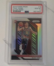 2018 Silver Prizm Trae Young #78 Rookie Card RC PSA 10 Basketball Gem Mint . rookie card picture