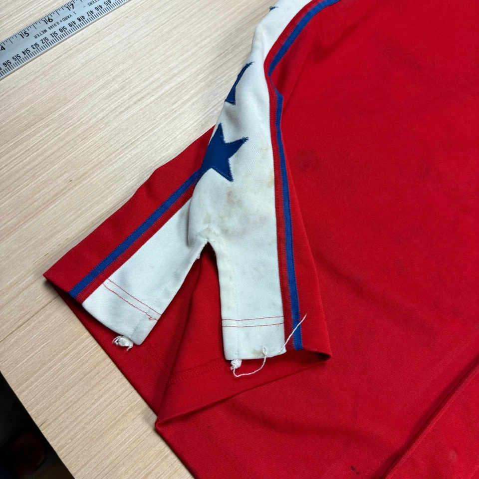 Camiseta deportiva vintage Y2K Nike Philadelphia 76ers calentamiento tiro 4XL retro 1976 Foto 3 de 4