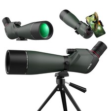 25-75X80 Spotting Scope for Shooting Hunting - Spotter Scopes with Tripod Pho...