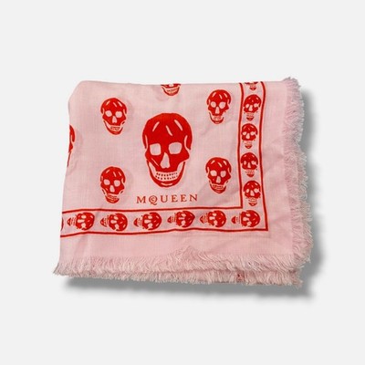 Alexander McQueen Women's Classic Skull Wool Scarf