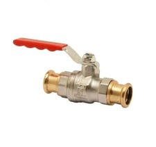 Pegler Valve PS500 press-fit ball valve 35mm Brass
