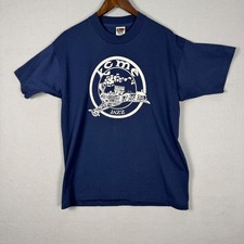 Vintage Kame Jazz Graphic T-Shirt L Made in USA Navy