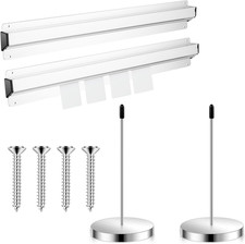 4 Pcs Ticket Holder for Restaurant Set Including 2 Stainless Steel Receipt Holde