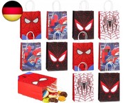 12Pcs Spider GeschenktüTen PapiertüTen Mit Henkel Party GeschenktüTe Mitgebsel K