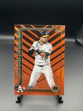 2025 Topps Update Series - Austin Wynns #US330 Holiday Orange & Black Foil