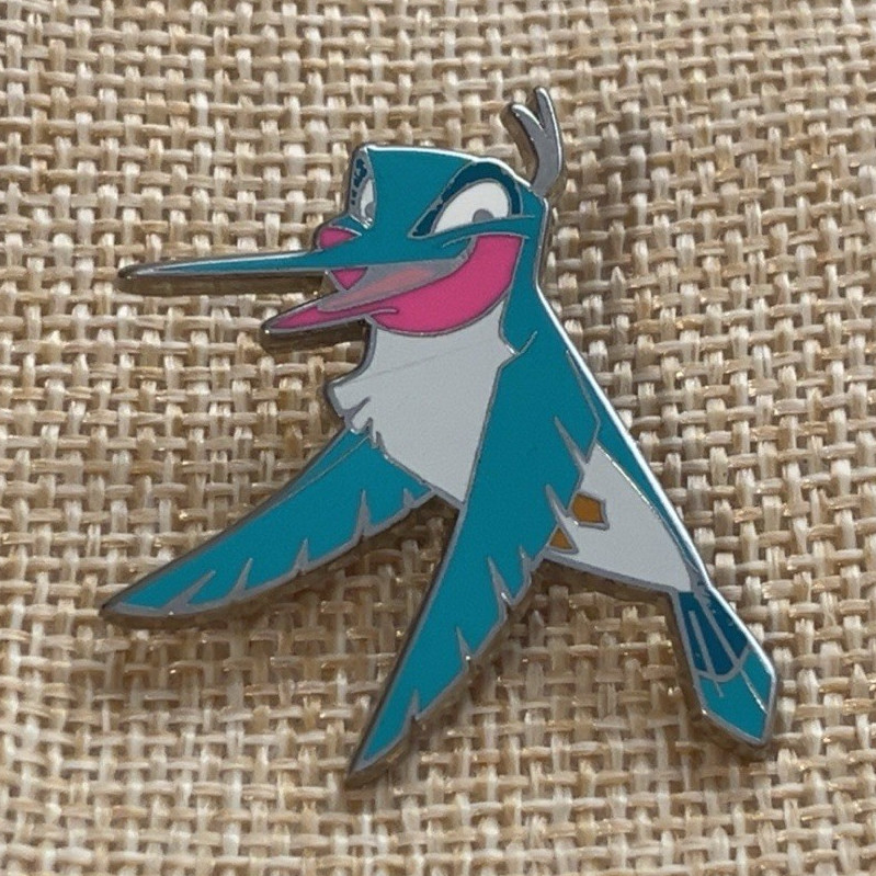 Disney Pocahontas Flit Bird Single Pin Blue White Pink Collectible