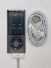 Apple iPod Nano 5th Gen, 8gb black, 783 Pop, 2000s Dance. WORKS ONLY PLUGGED