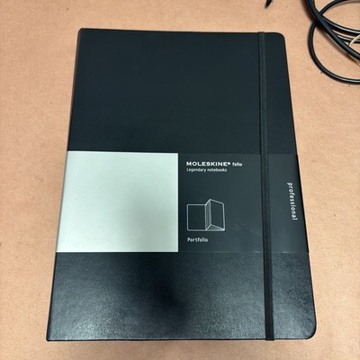 Moleskine PRO Portfolio, Hard Cover, Pocket (3.5 x 5.5) Black Diary