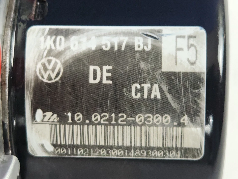 Módulo de bomba de freno antibloqueo ABS para VW Jetta Golf GTI Eso 2009 2010 1K0614517BJ F5 Foto 2 de 4