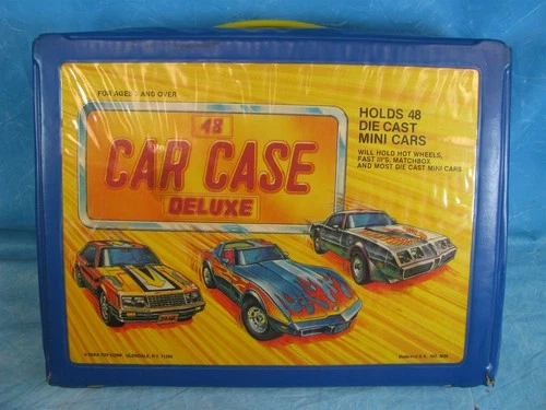 Vintage Hot Wheels Cars Lot Of 45 with Case - USED - FREE SHIPPING