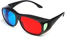 BIAL Red Blue Cyan Anaglyph 3D Glasses for Mo...