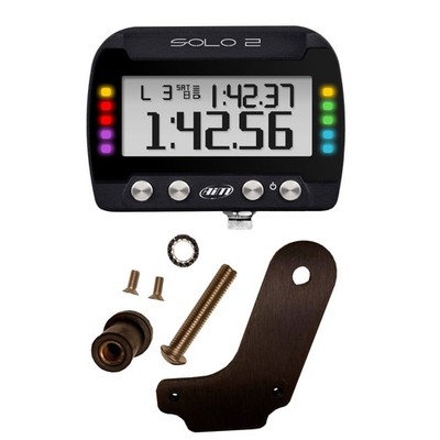 AIM Solo 2 GPS Motorrad Rundentimer & Halterung für Suzuki GSXR-1000 2001-2004