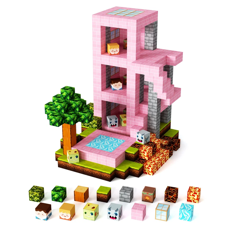 70-700X Magnetic Building Blocks Magnet Ice Snow World Kids Educational Toy - Image 2 of 4