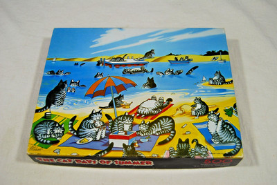 1984 SPRINGBOK The Cat Days Of Summer Jigsaw Puzzle By B. Kliban 500 + pcs