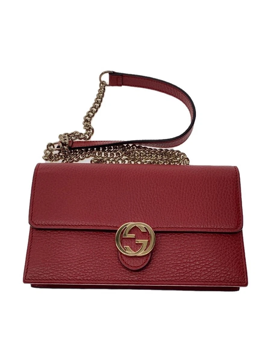 Portefeuille GUCCI chaîne épaule imbriqué G