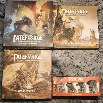 Fate Forge Chronicles Of Kaan (EN&Dt.) Kickstarter Deluxe Edition