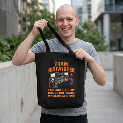 Train Dispatcher control console Tote Bag | Railroad Dispatching design