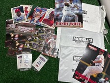 Lot Of Phillies SGA Postcard Trading Card Vet Veterans Stadium Autographed S1