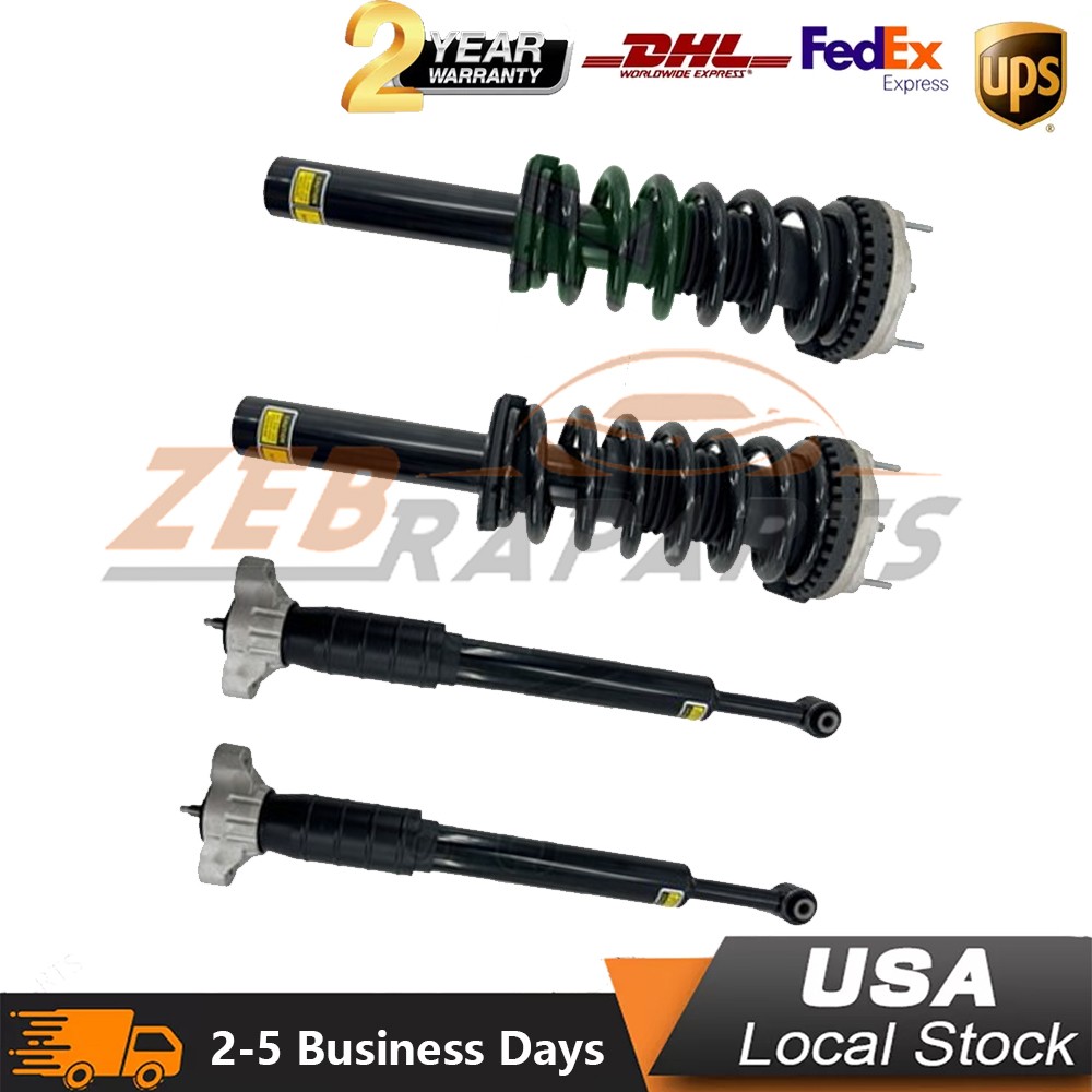 Front & Rear Shock Absorbers Struts Assys For Maserati Ghibli S Q4 AWD 3.0L 14-