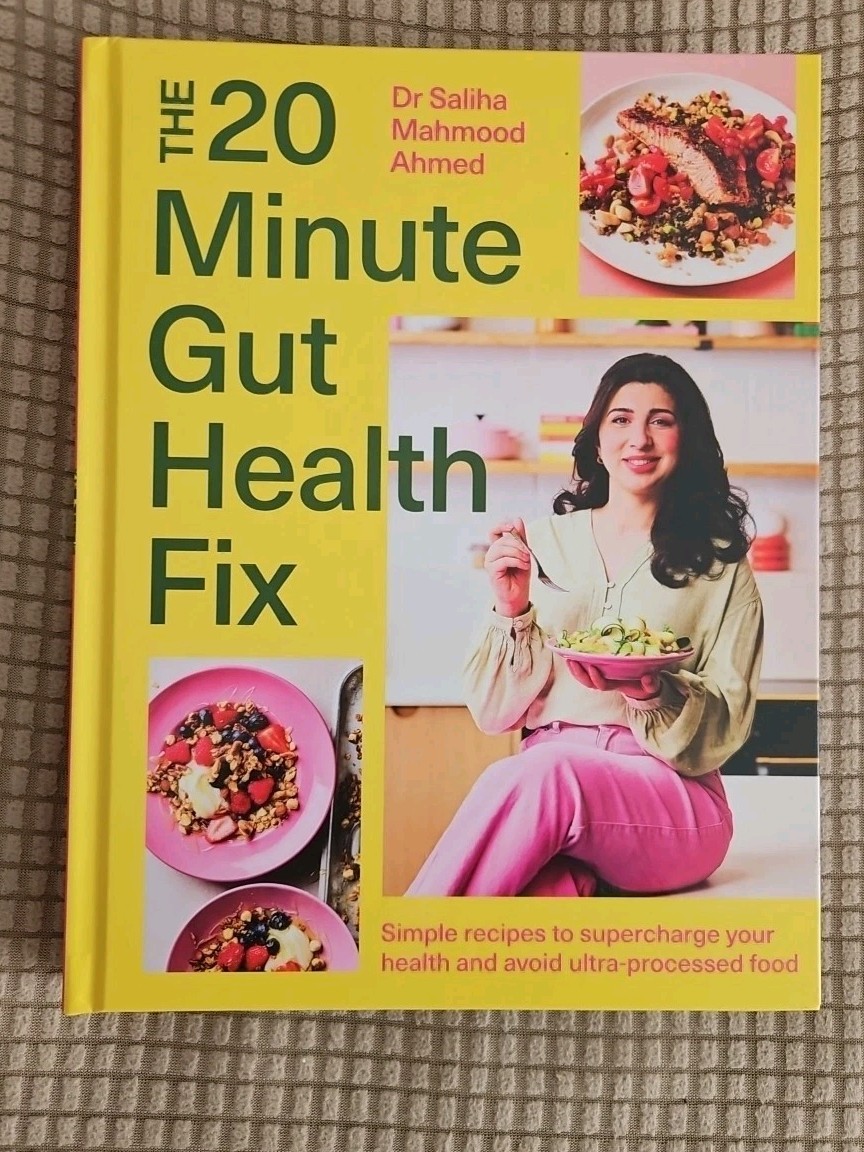 The 20-Minute Gut Health Fix by Saliha Mahmood Ahmed Hardback *Brand New*