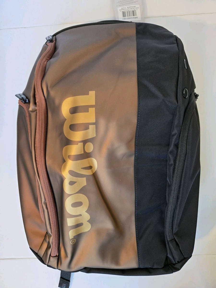 WILSON Pro Staff V14 Super Tour Tennis Backpack Brown Holds up - Main Image