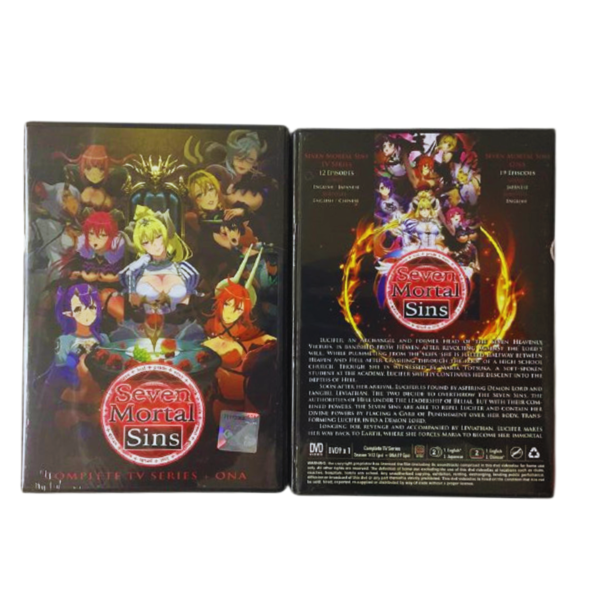 Seven Mortal Sins DVD (1–12 End + ONA) | Uncensored | English Dub