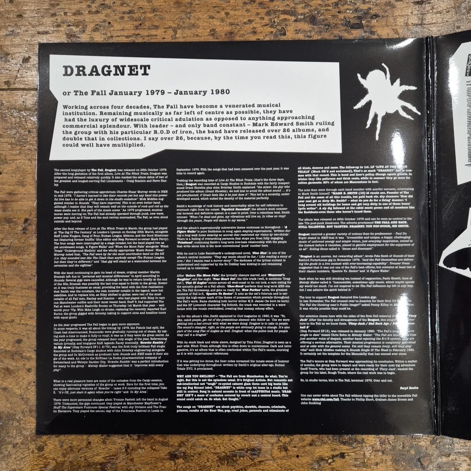 LP The Fall - Dragnet 40036 Musica Rock Alternative New Wave Vinile - Immagine 3 di 4