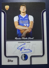 COOPER FLAGG 2025-26 Topps NBA Rookie Photo Shoot Auto SSP #RP-CF 1:2,781 RARE