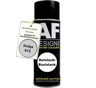 Für Dodge 612 Grigio Chiaro Metallic Spraydose Basislack Sprühdose 400ml