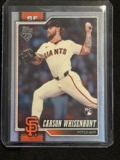 Carson Whisenhunt 2026 Topps Rainbow Foil #184 (RC) - San Francisco Giants