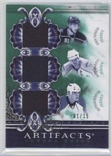 2010 Artifacts Tundra Trios Jerseys Emerald 1/15 John Tavares Jason Arnott 0c3
