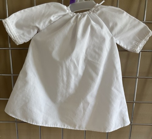 Vintage Infant Baby Christening Baptism Gown Or Slip Handmade Cotton 0-3 M