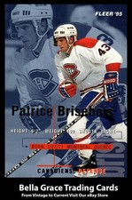 1994-95 Fleer Patrice Brisebois #102 Montreal Canadiens NHL Hockey
